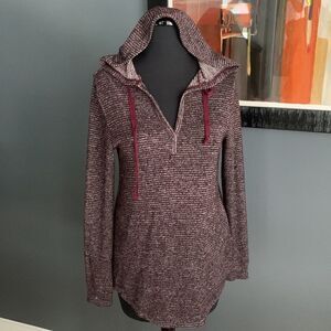 OLIVE & OAK | STITCH FIX Foray Hooded Knit Top Small